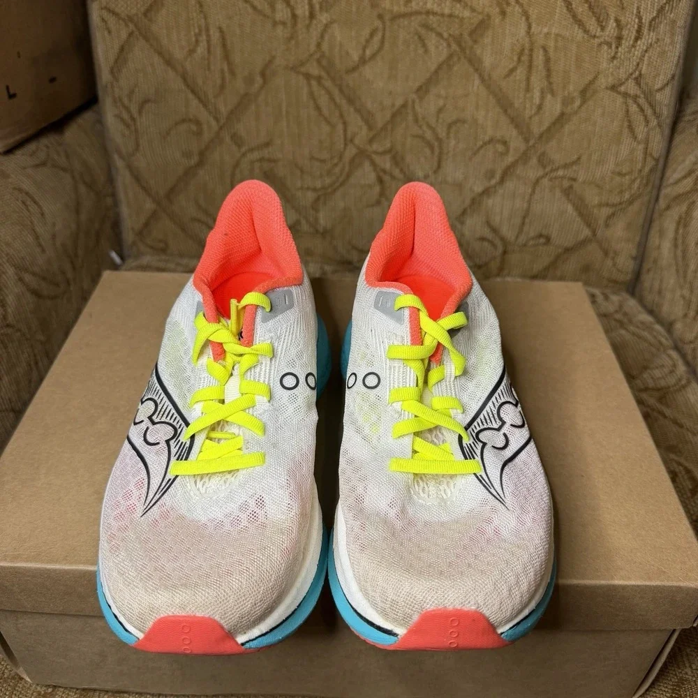 Saucony Endorphin Speed 5 Running Shoes Women's US 7.5 White/Mutant S11007-97